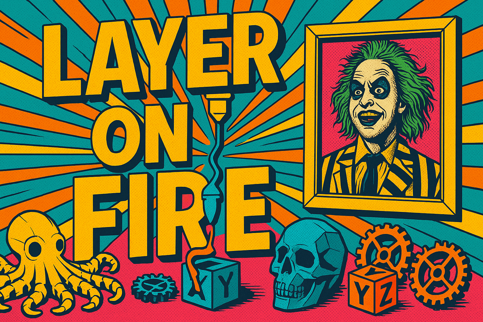 Banner Layer On Fire